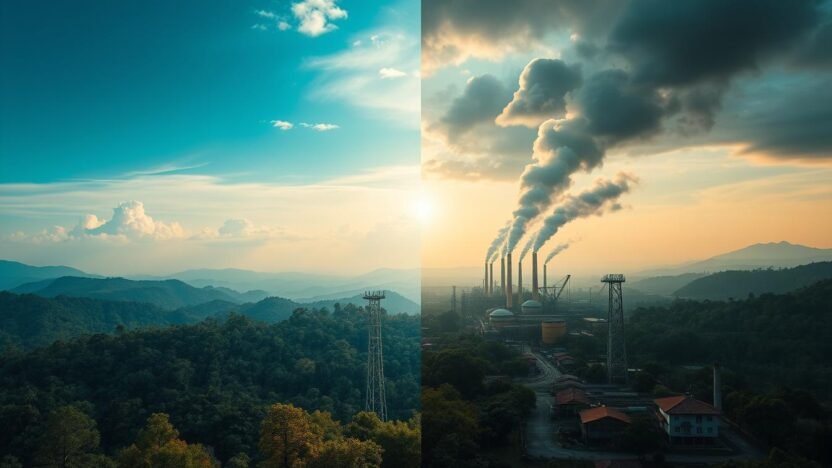 Anthropogenic activities and their impacts on environment