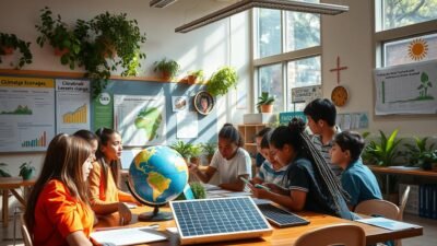 Economic Returns of Climate Change Education