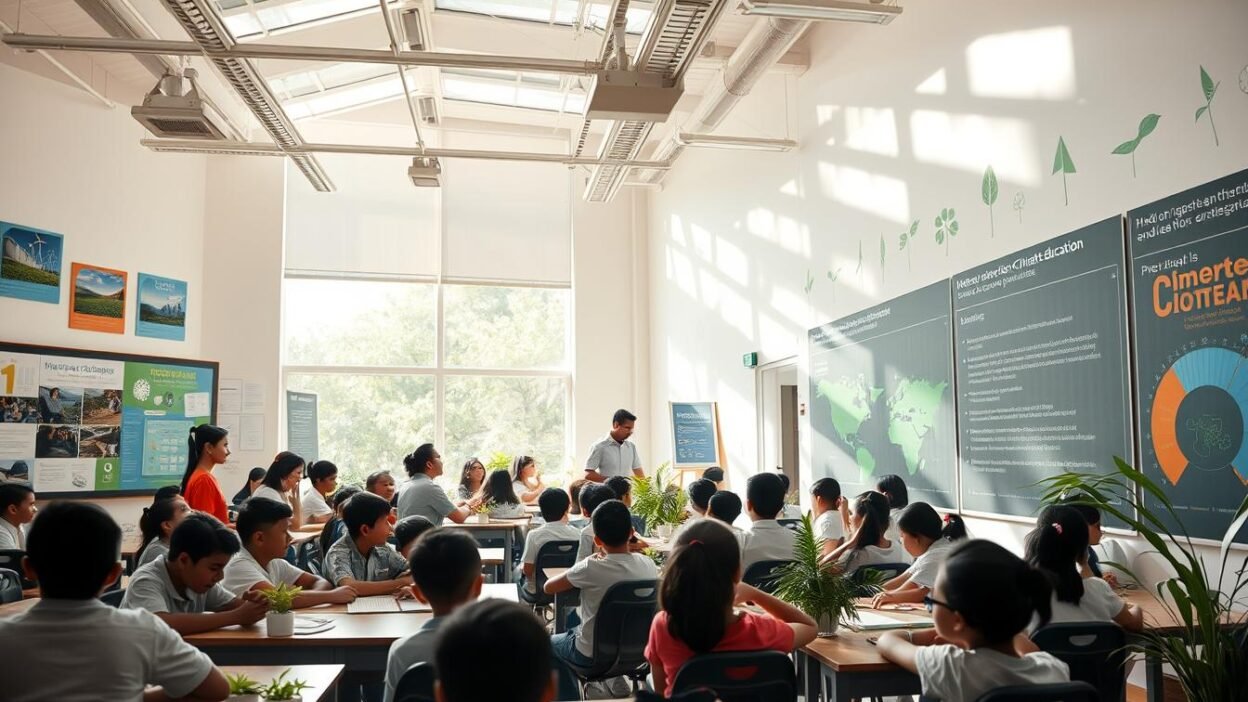 Economic Returns of Climate Change Education