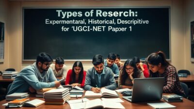 Types of Research UGC NET Paper 1