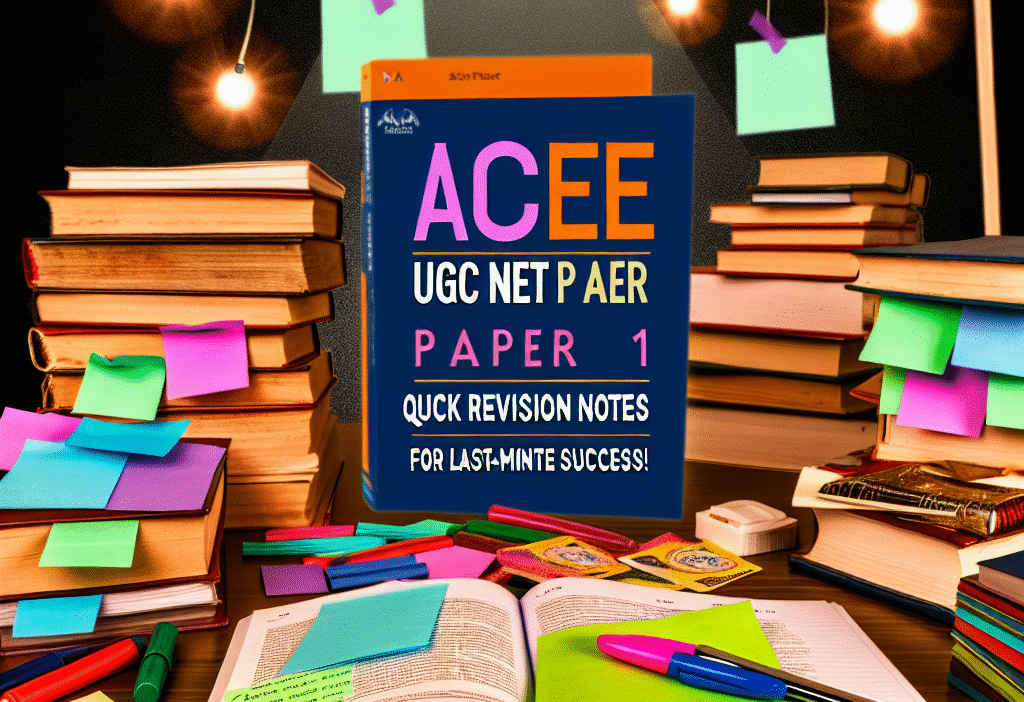 UGC NET Paper 1 quick revision notes