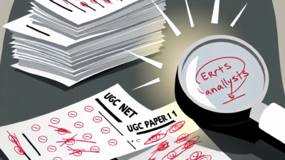 UGC NET Paper 1 error analysis