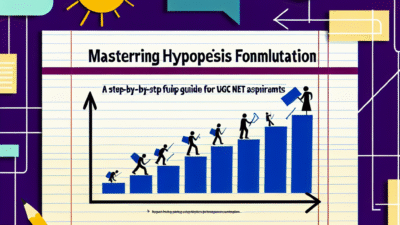 hypothesis formulation UGC NET Paper 1