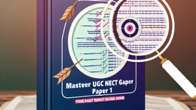 Daily target tracker for UGC NET Paper 1