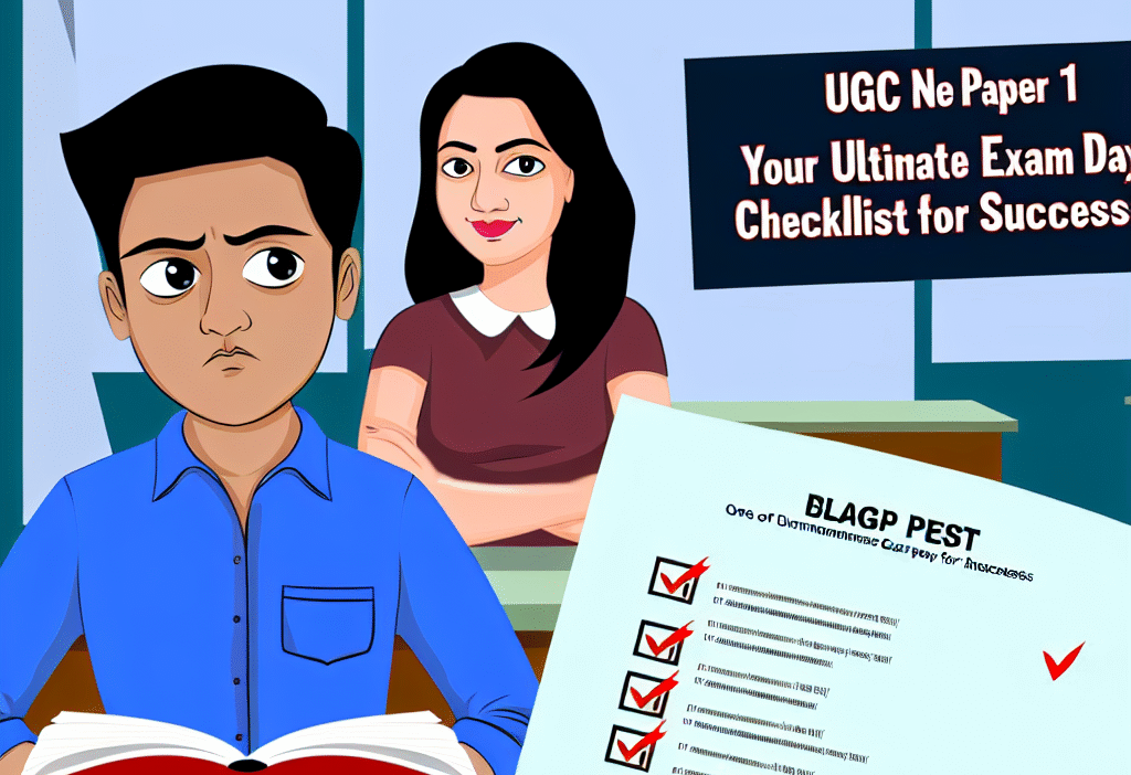 Exam day checklist for UGC NET Paper 1