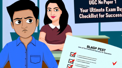 Exam day checklist for UGC NET Paper 1
