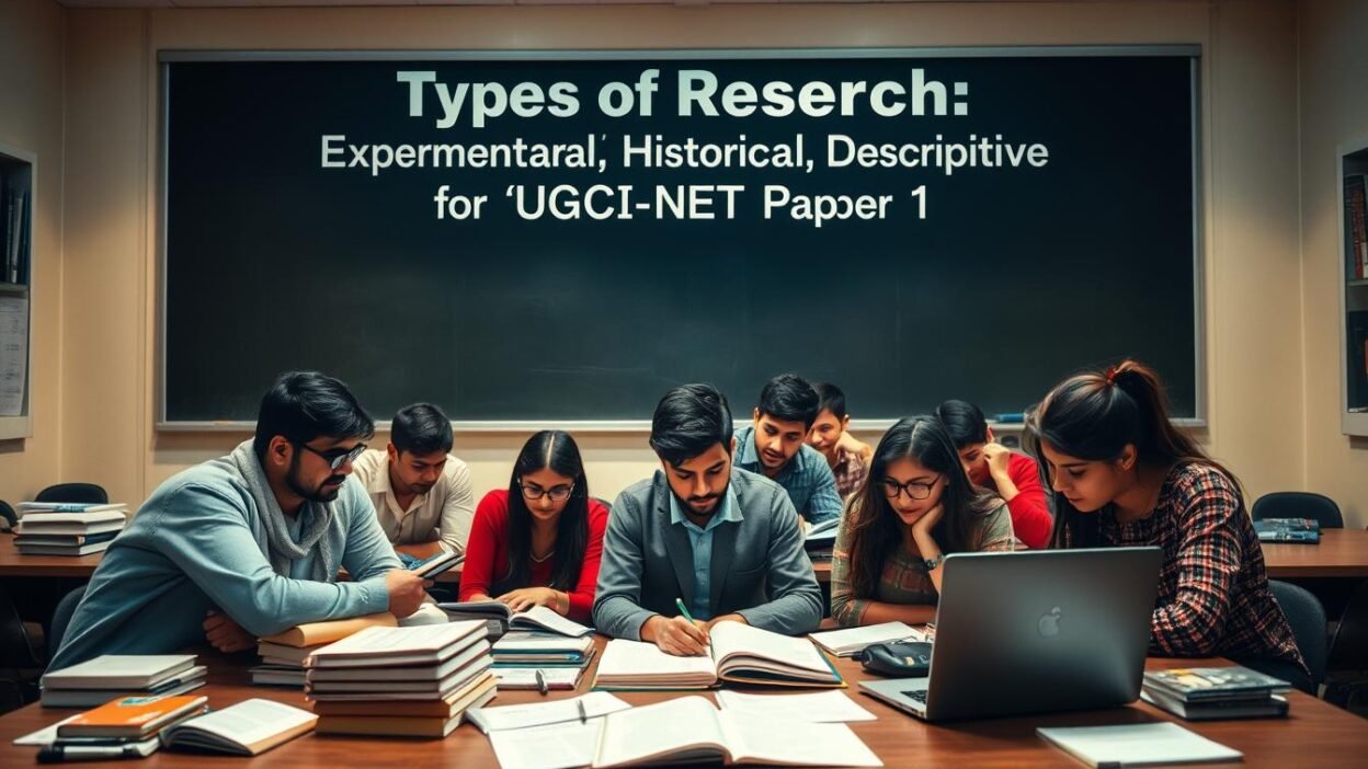 Types of Research UGC NET Paper 1