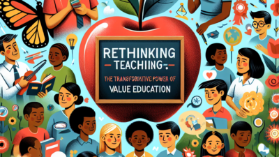 Benefits Of Value Education In Modern Teaching Practices