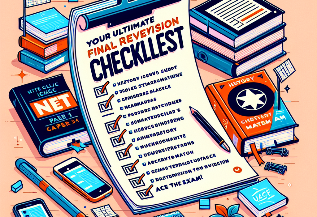 Final revision checklist for UGC NET Paper 1