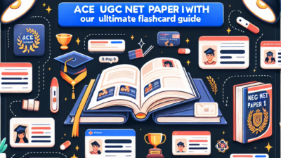 Flashcard set for UGC NET Paper 1 key terms