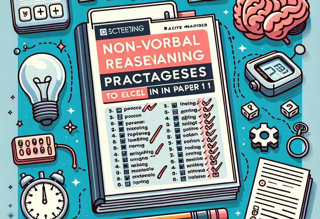 Non-verbal reasoning practice for Paper 1