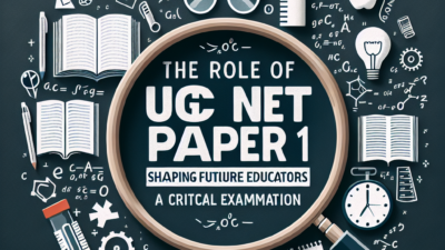 Indian education system UGC NET Paper 1