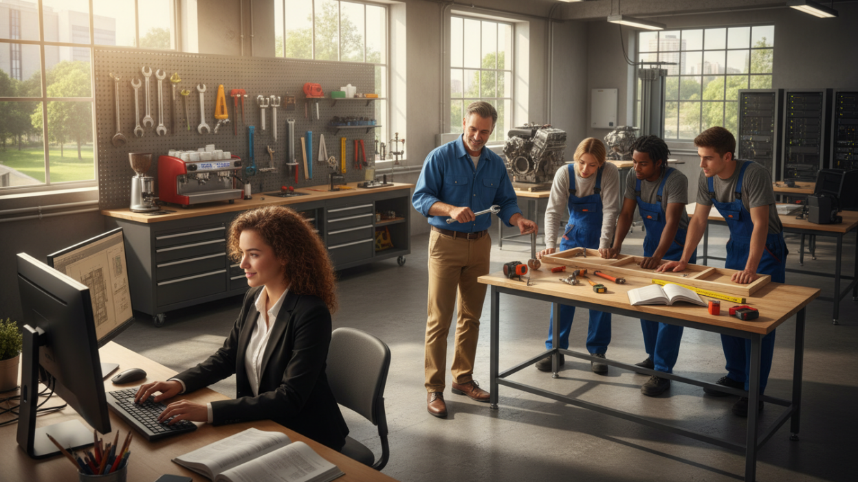 rise of vocational training programs